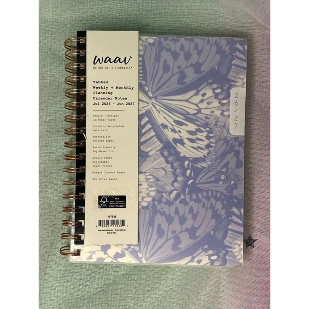 WAAV weekly/monthly planner